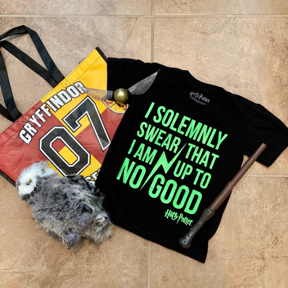 Harry Potter Black Shirt: Up to No Good